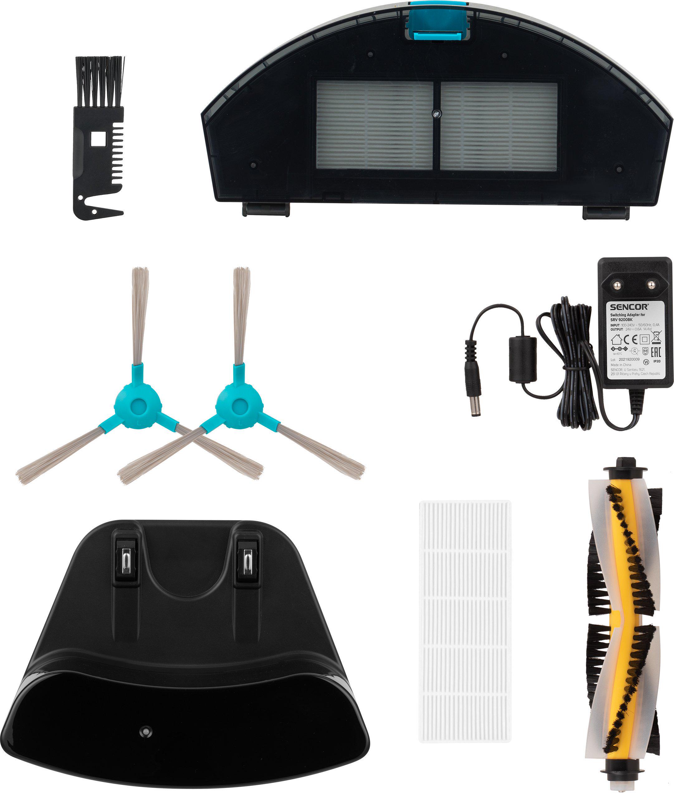 Робот-пилосос Sencor 400 Вт Чорний (ERC-SRV9200BK) - фото 19 Робот-пилосос Sencor 400 Вт Чорний (ERC-SRV9200BK) - фото 19