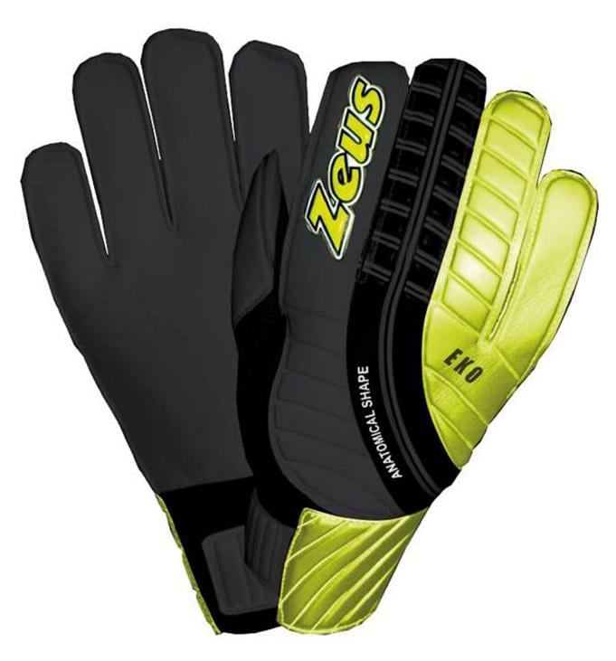 Вратарские перчатки мужские Zeus GUANTO EKO р. 9 Черный/Серый/Золотой (24995978)