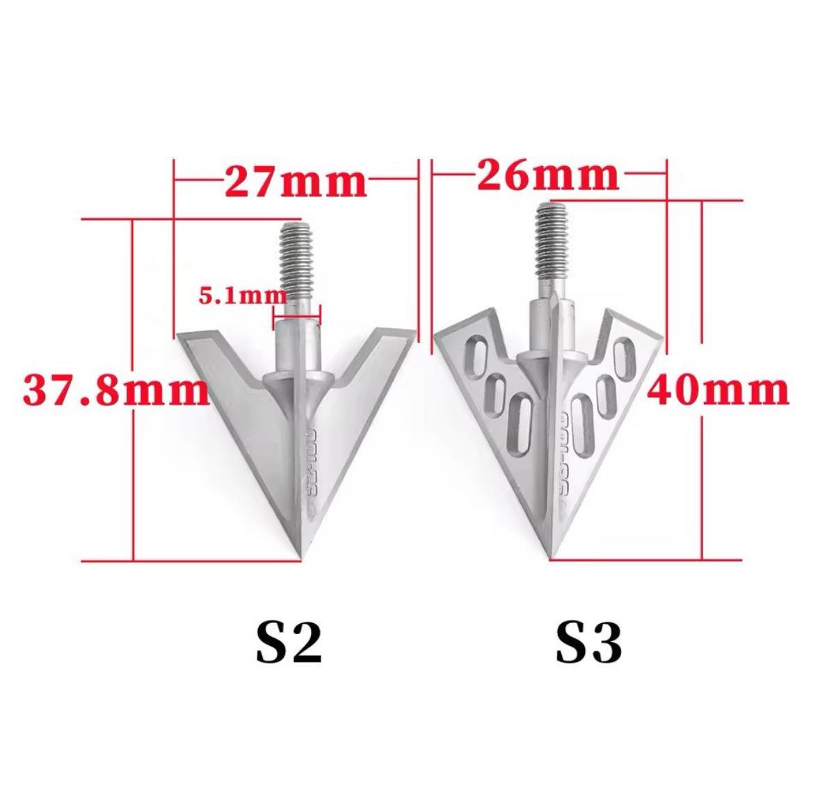Накінечник мисливський до стріли від лука Broadhead S3 100 г (sfu-l-nak-0002) - фото 2 Накінечник мисливський до стріли від лука Broadhead S3 100 г (sfu-l-nak-0002) - фото 2