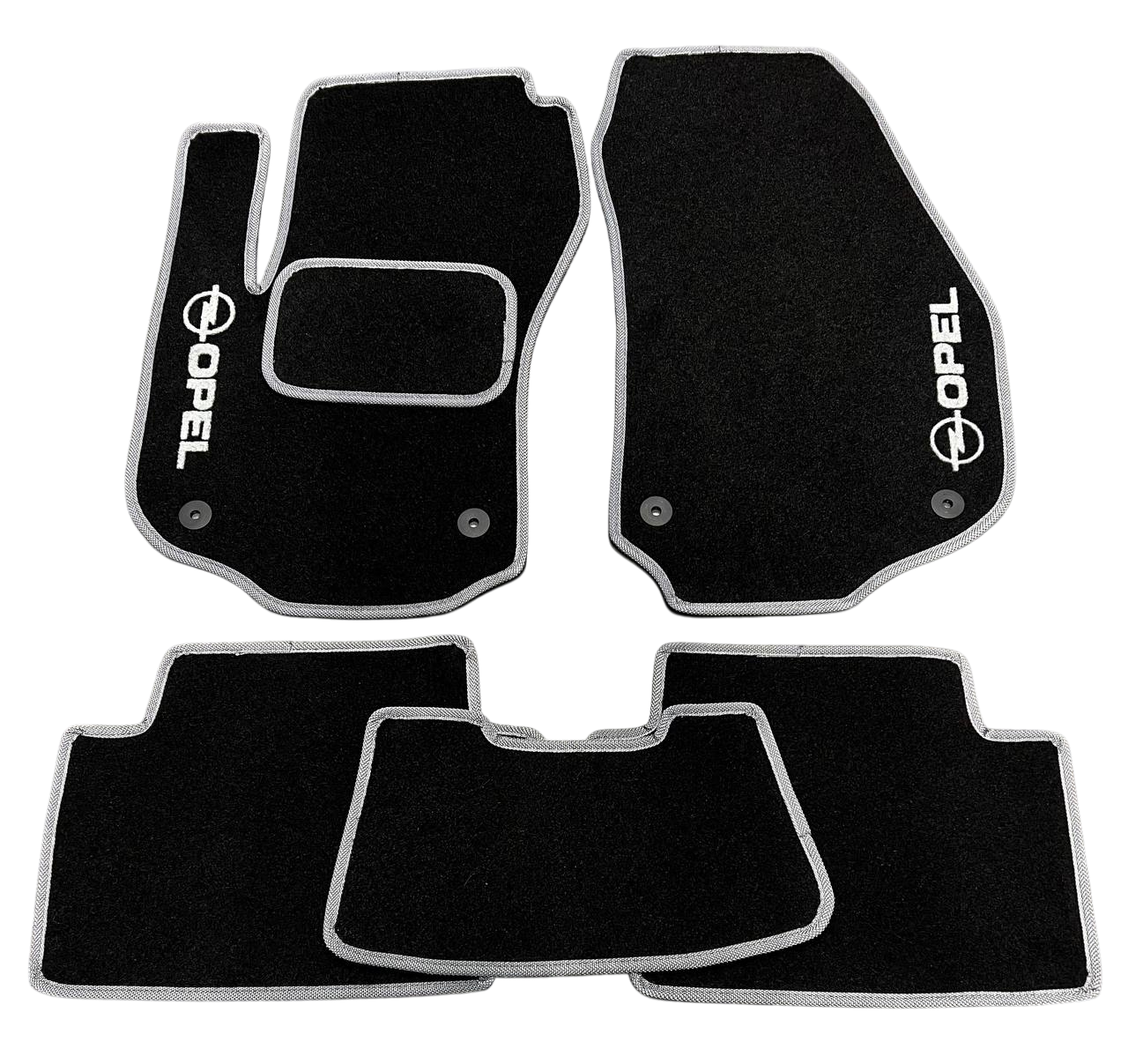 Килимки в салон ворсові для Opel Zafira B 2005-2012 BLCCR1460 5 шт. Чорний (27327199)