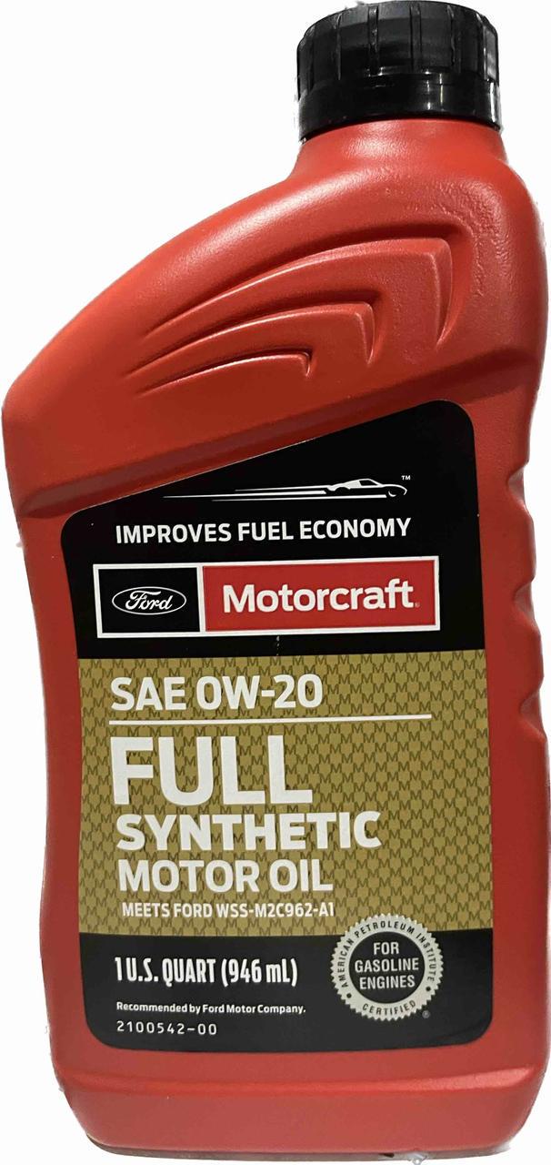 Моторне мастило Ford Motorcraft Full Synthetic 0W-20 0,946 л (XO0W20QFS)