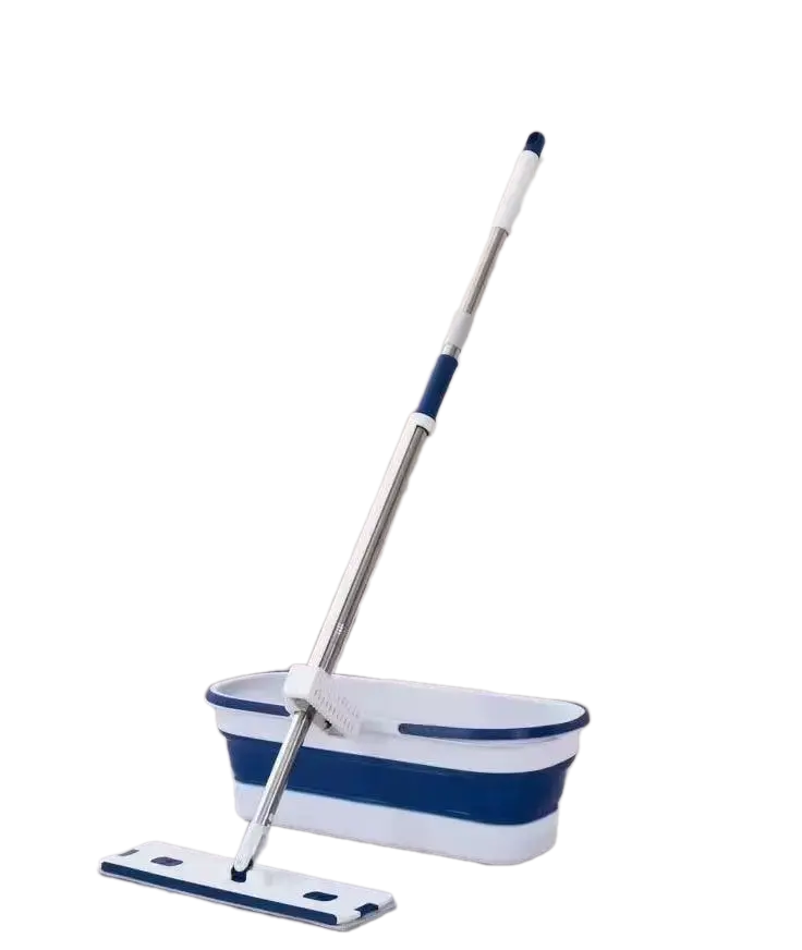 Швабра с отжимом и складным ведром для уборки (7-18-1215564) Швабра с отжимом и складным ведром для уборки (7-18-1215564)
