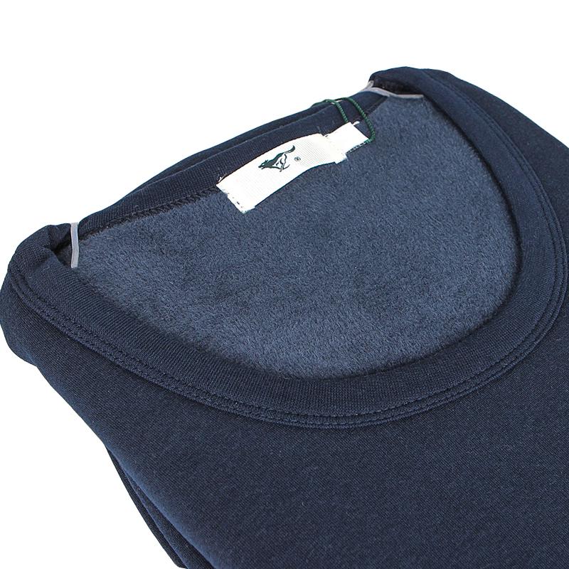 Термобелье мужское хлопковое комплект кальсоны и кофта с мехом -5-20°С 3 XL Темно-синий - фото 3 Термобелье мужское хлопковое комплект кальсоны и кофта с мехом -5-20°С 3 XL Темно-синий - фото 3