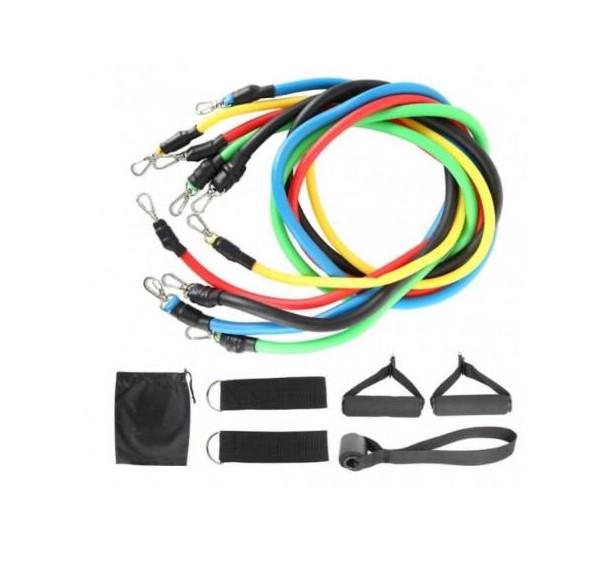 Набор для тренировок Power 2 набор трубчатых эспандеров/фитнес колесо - фото 4 Набор для тренировок Power 2 набор трубчатых эспандеров/фитнес колесо - фото 4