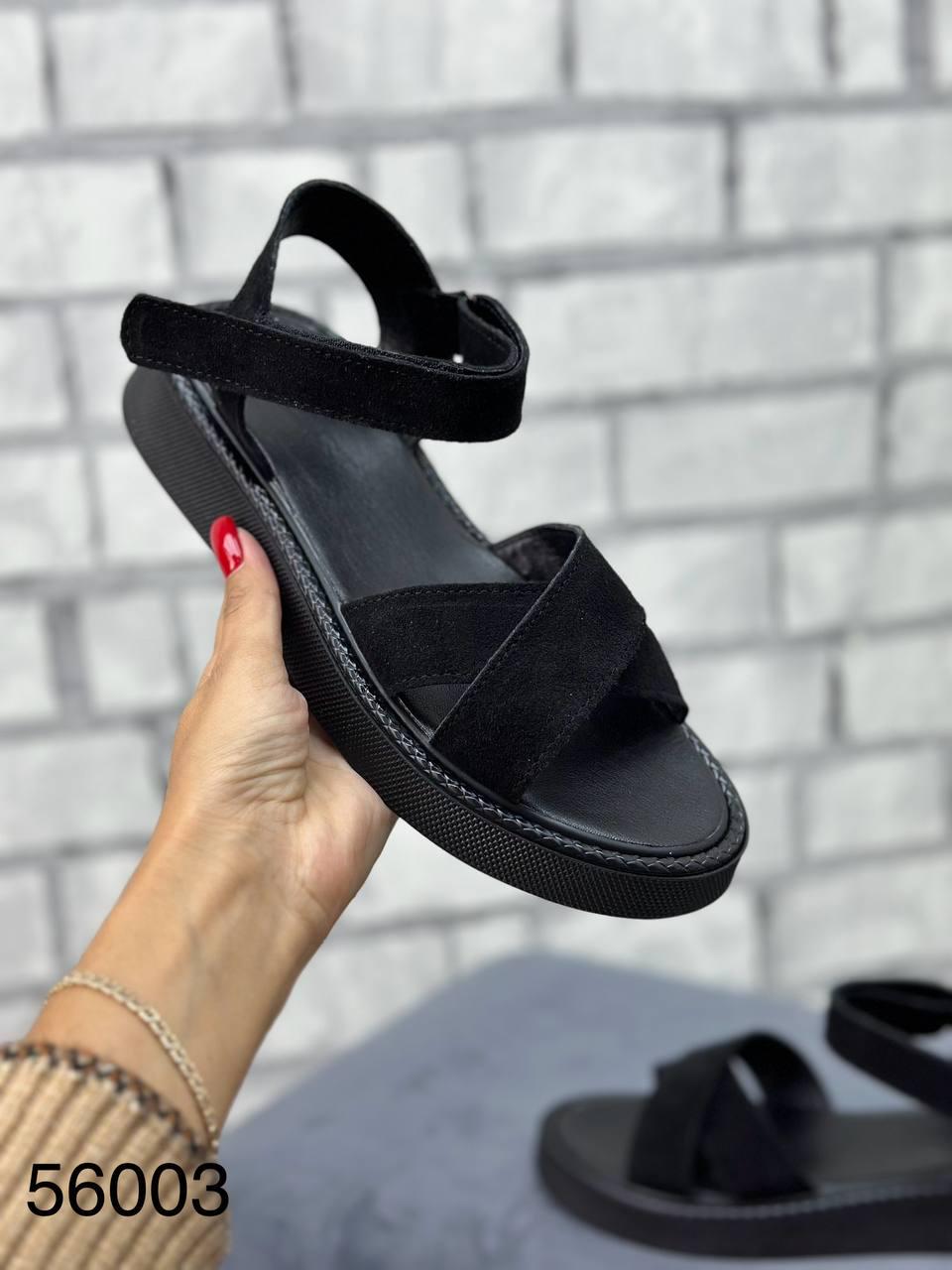 Босоножки женские премиум р. 36 Черный (56003) - фото 5 Босоножки женские премиум р. 36 Черный (56003) - фото 5