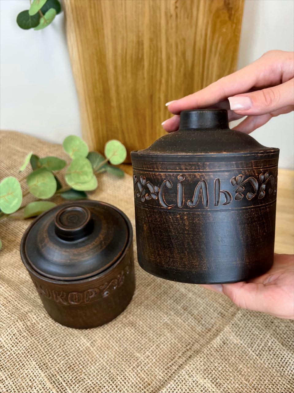 Набір для спецій керамічний керамічний декор 0,7 л (3000-32) - фото 3 Набір для спецій керамічний керамічний декор 0,7 л (3000-32) - фото 3