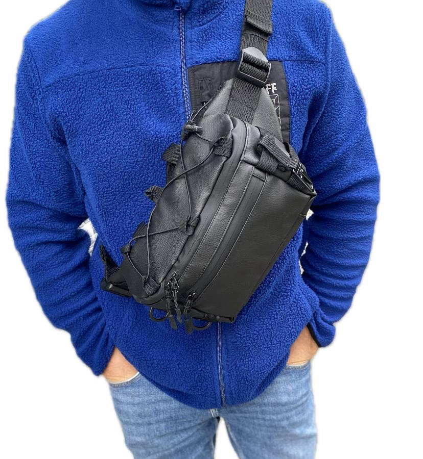 Сумка-бананка з матової екошкіри Tactic Pro zeus 32х17х10 см (t35)