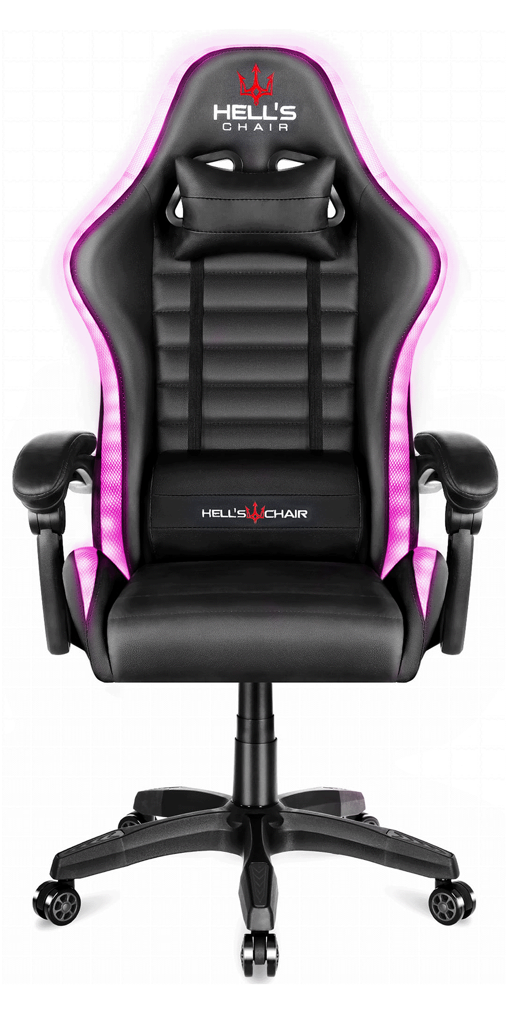 Крісло геймерське HELL'S HC-1003 Plus-1866 RGB Black - фото 2 Крісло геймерське HELL'S HC-1003 Plus-1866 RGB Black - фото 2