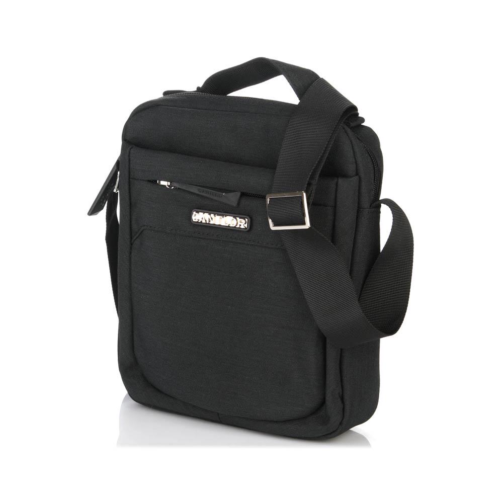 Сумка мужская Perry 20х6х25 см Black (118766)