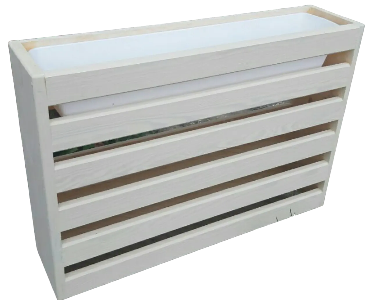 Вазоны для летних террас Престиж Белый (В-001)