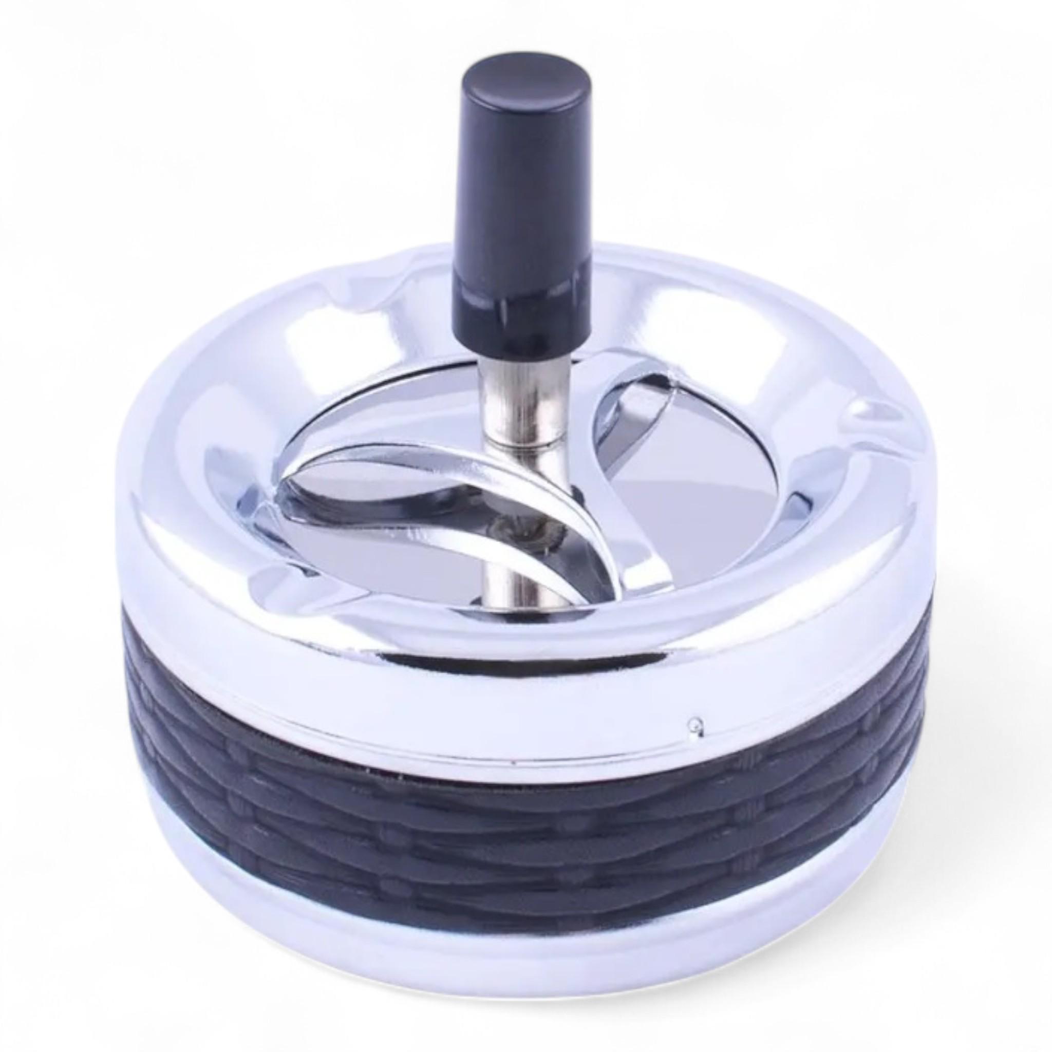 Пепельница металлическая бездымная Юла HL-27-2 d 9 см (A_HL-27-2)