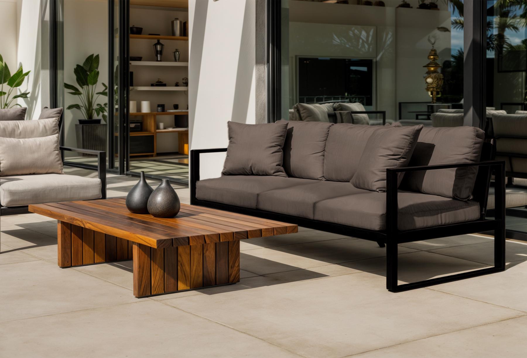 Диван металлический Tobi Sho Лофт Стейт DV1 с подлокотниками и мягкими подушками 750х2100х700 мм рогожка 08/Коричневый - фото 5 Диван металлический Tobi Sho Лофт Стейт DV1 с подлокотниками и мягкими подушками 750х2100х700 мм рогожка 08/Коричневый - фото 5