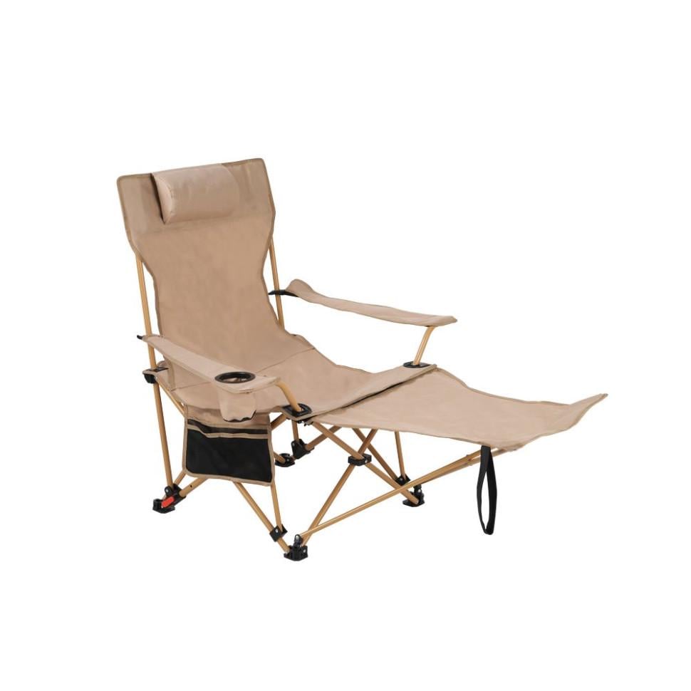 Кресло-кровать складная BRS KY510 с мелическим каркасом Бежевый (21264517)