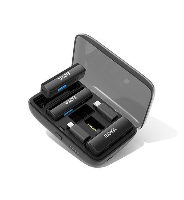 Микрофон беспроводной Boya BoyaLINK для iPhone/Android/камера двойной (2264139778) - фото 3 Микрофон беспроводной Boya BoyaLINK для iPhone/Android/камера двойной (2264139778) - фото 3