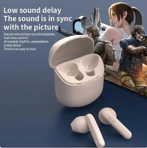 Навушники бездротові TWS Bluetooth 5.3 з кейсом Білий (J220) - фото 2 Навушники бездротові TWS Bluetooth 5.3 з кейсом Білий (J220) - фото 2