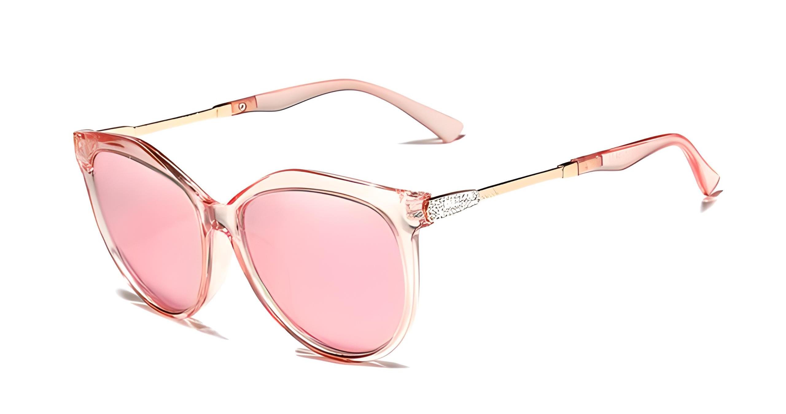 Солнцезащитные очки женские KINGSEVEN DESIGN N7826 Кошачий глаз с градиентными линзами Розовый