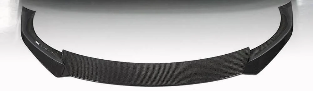 Накладка на передний бампер Lip DDCarbon V3 для Tesla Model S 2021-2023 карбон (138437)