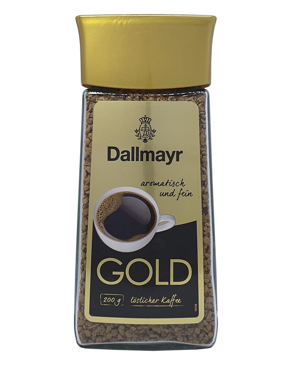 Кофе растворимый Dallmayr Gold 200 г в стеклянной банке (1701)