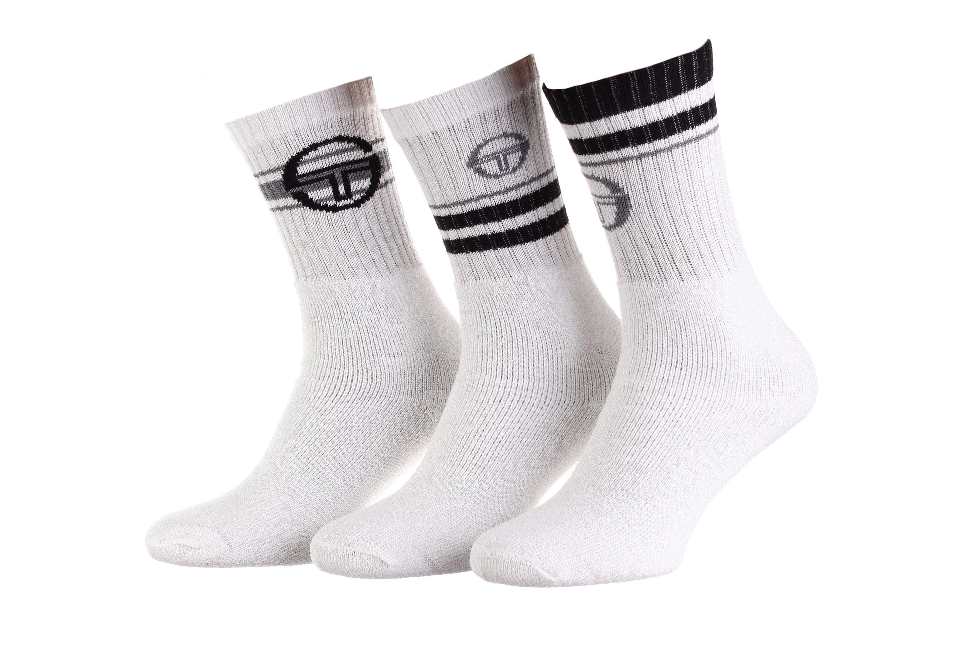 Носки Sergio Tacchini 3 пары 35-37 White (83522508-2)