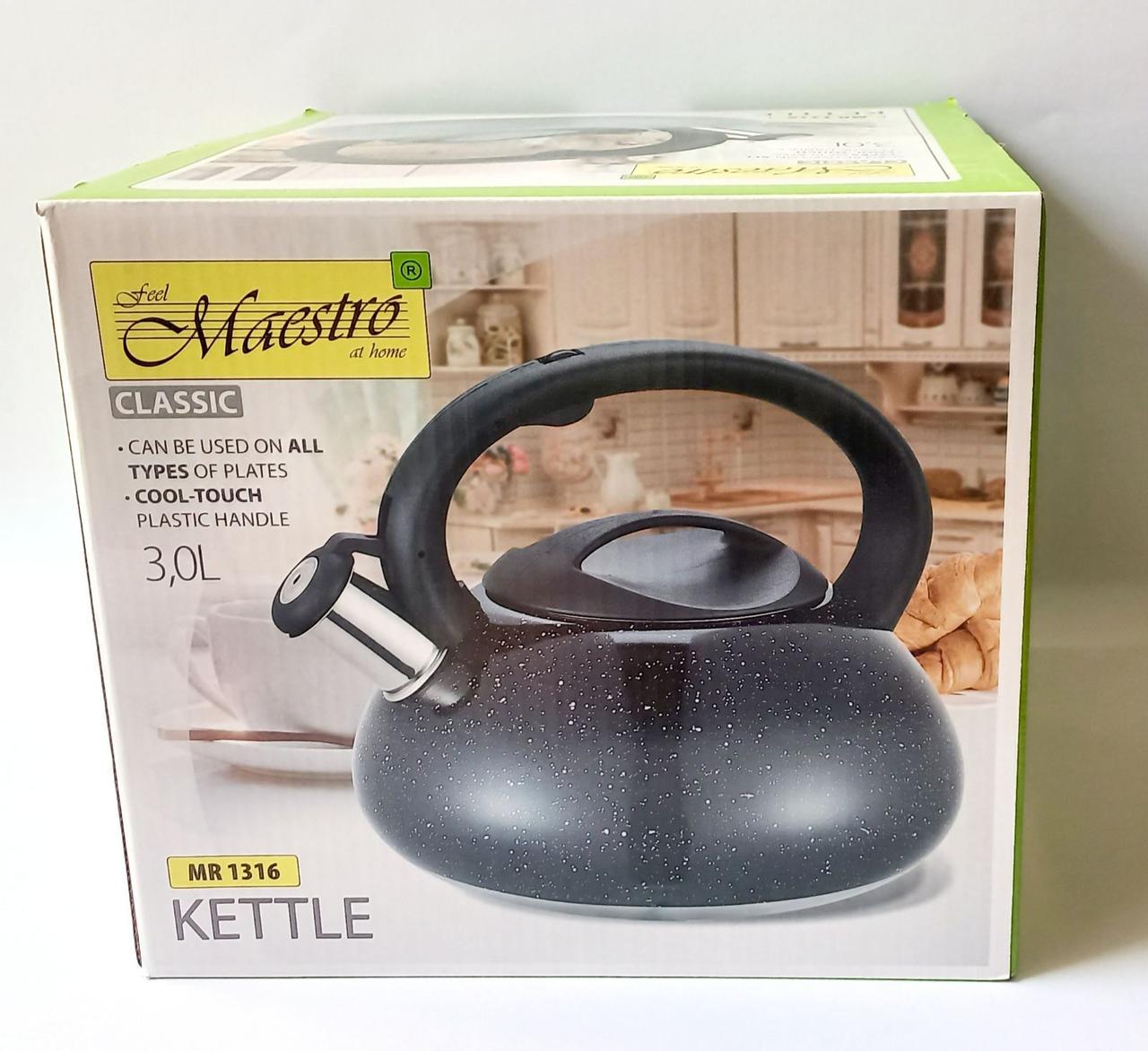 Чайник со свистком Maestro MR-1316 3 л - фото 5