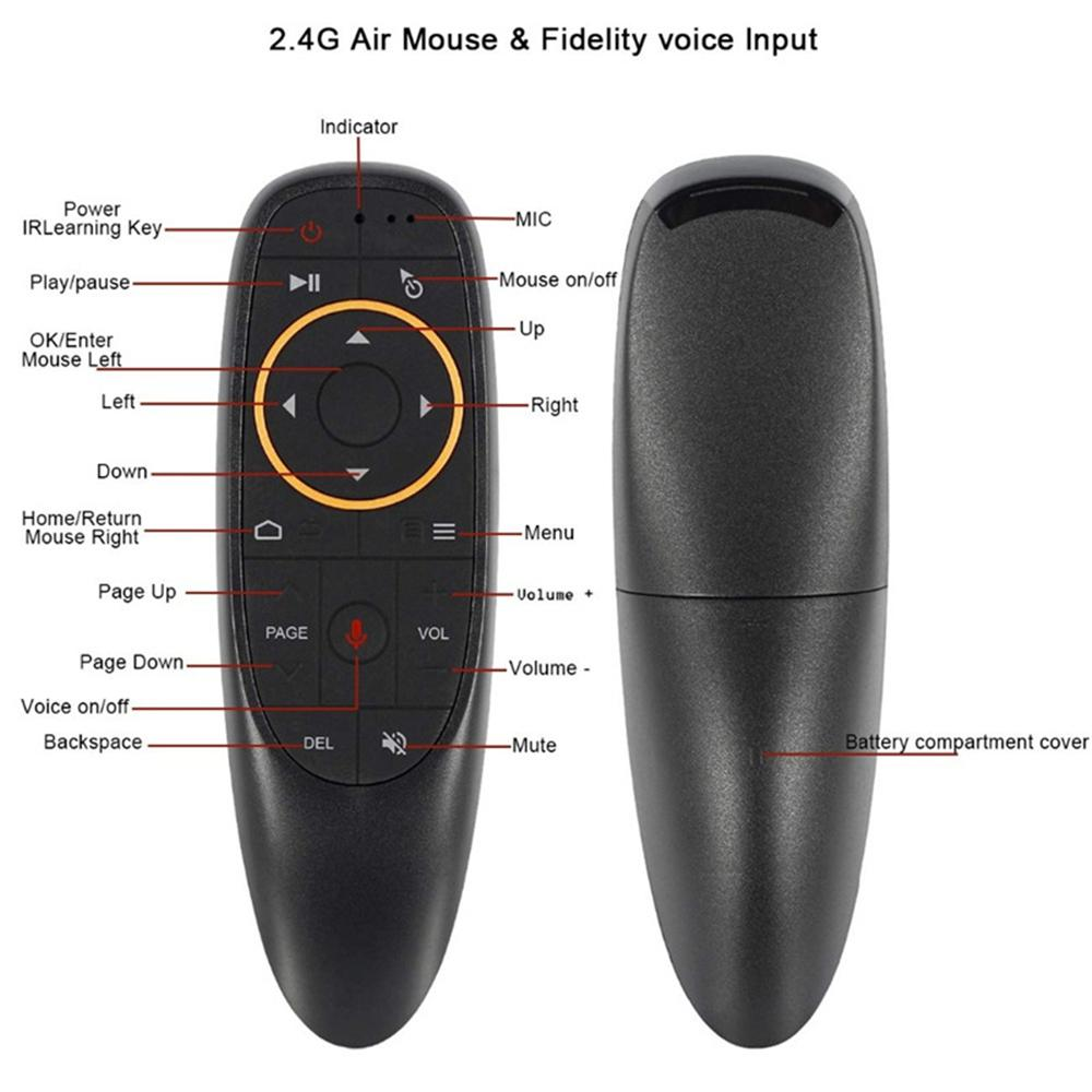 Пульт дистанційного керування Air remote-mouse G20/10S гіроскопічний з голосовим пошуком (d5f82b38) - фото 9