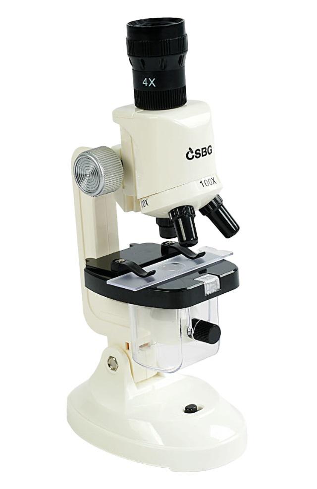 Микроскоп Micro подсветка стекла и бутылочки для образцов с пинцетом White (155633)