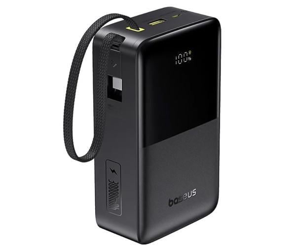 Батерея портативна BASEUS FC15 E0028100 22,5W 30000mAh з кабелем Type-C Black