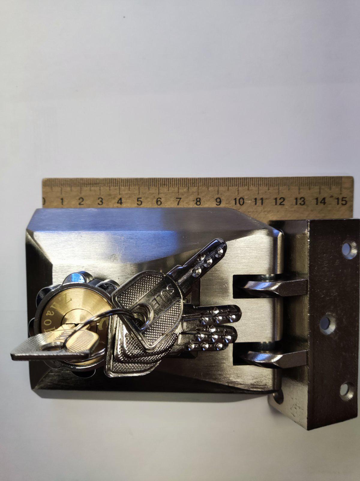 Замок накладной полуавтомат (14226978) - фото 3 Замок накладной полуавтомат (14226978) - фото 3