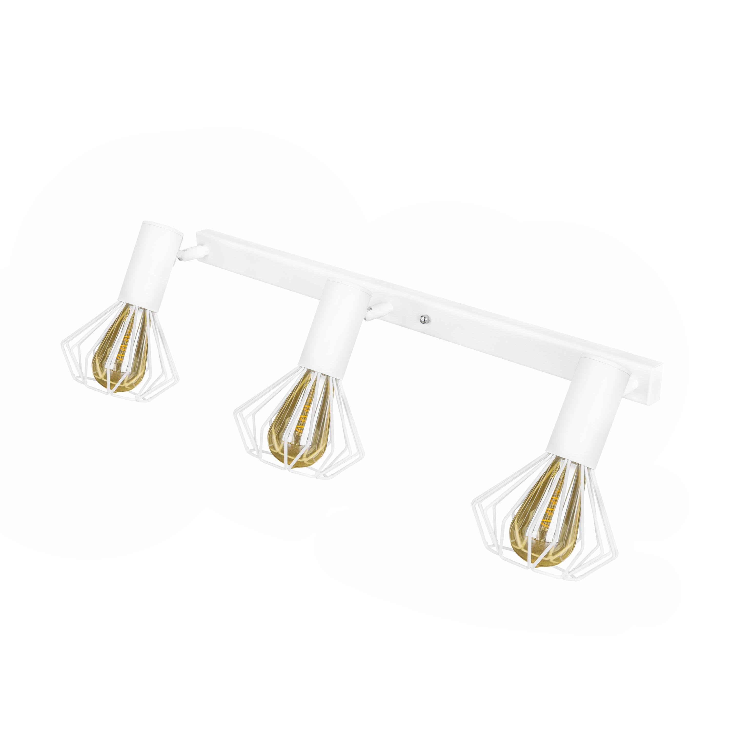 Светильник лофт MSK ELECTRIC Diadem NL 22151-3W настенно-потолочный Белый