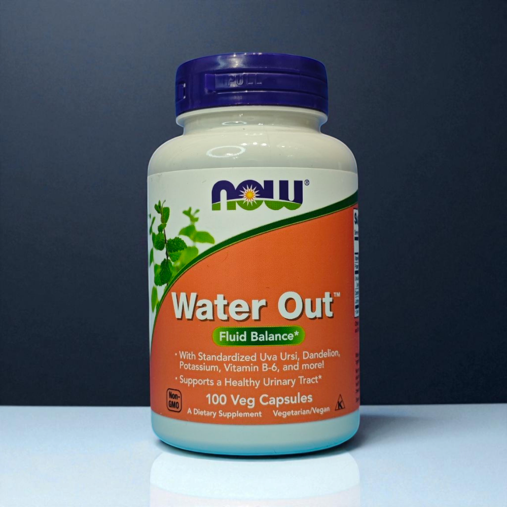 Добавка Now Foods Water Out Комплекс от отеков 100 капсул