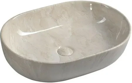 Умывальник Sapho Dalma Marfil 59х14х42 см Beige (MM427)