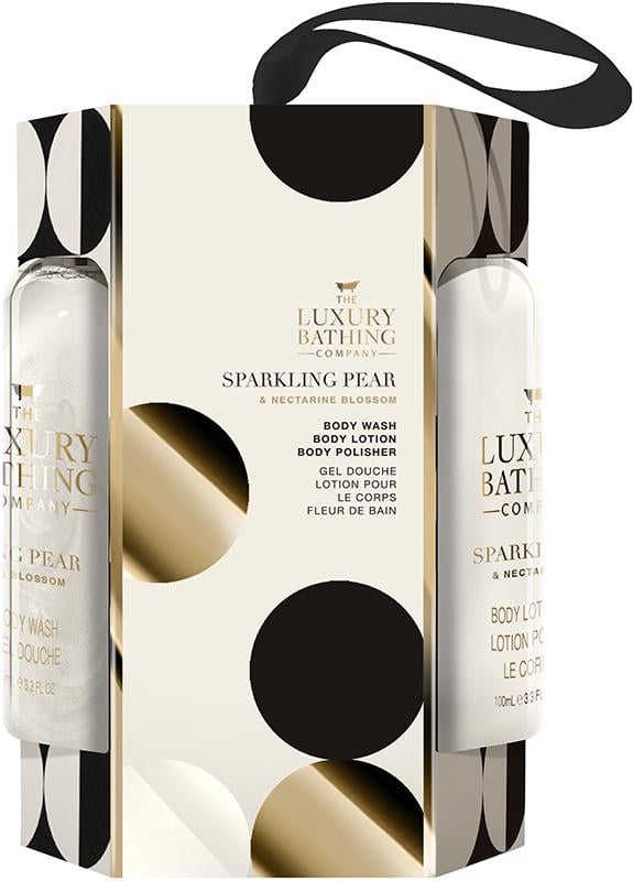 Подарочный набор косметики для тела THE LUXURY BATHING Delight с мочалкой гель для душа 100 мл/лосьон 100 мл (29580533)