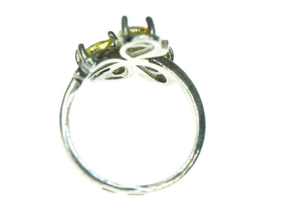 Кольцо из серебра с фианитом р. 15,5, 925 2,53 г (21015501901) - фото 3 Кольцо из серебра с фианитом р. 15,5, 925 2,53 г (21015501901) - фото 3