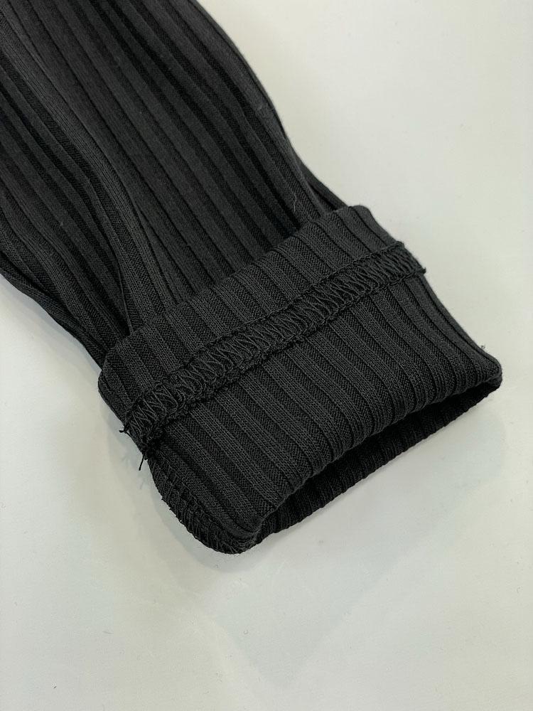 Лосини в рубчик для дівчинки Semejka 0303 104 см Чорний (157821) - фото 3 Лосини в рубчик для дівчинки Semejka 0303 104 см Чорний (157821) - фото 3