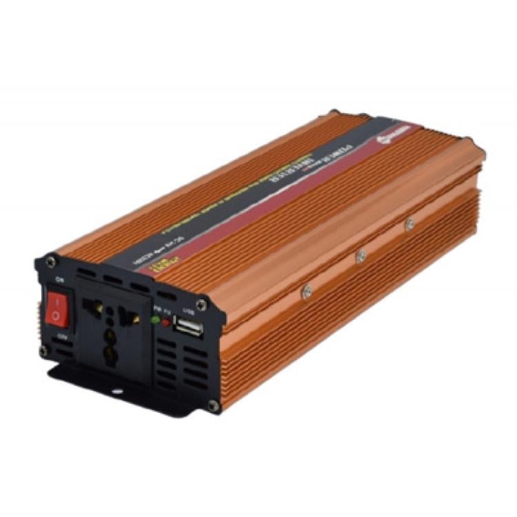 Инвертор PowerOne+ 12 V 220 V 1200 W USB - фото 2 Инвертор PowerOne+ 12 V 220 V 1200 W USB - фото 2