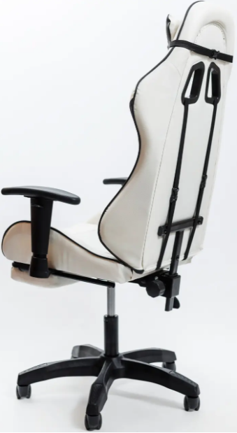 Крісло геймерське Raptor white з підставкою для ніг/ергономічною спинкою - фото 4 Крісло геймерське Raptor white з підставкою для ніг/ергономічною спинкою - фото 4