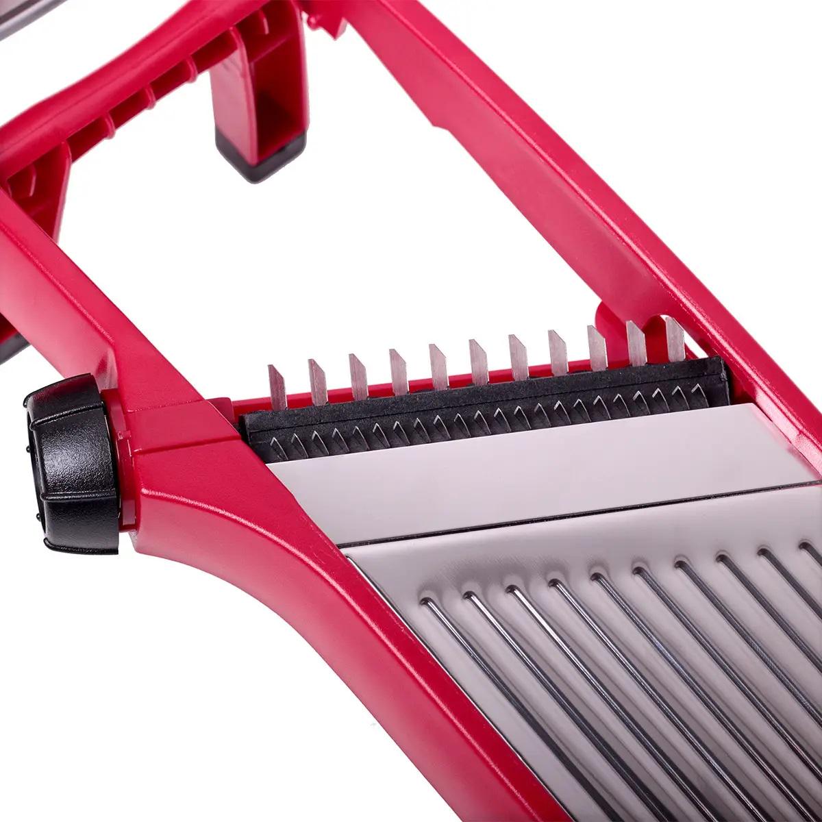 Шинковка металлическая Kamille KM-10084 из нержавеющей стали 38х17х13 см Красный (150-84-10084) - фото 5 Шинковка металлическая Kamille KM-10084 из нержавеющей стали 38х17х13 см Красный (150-84-10084) - фото 5