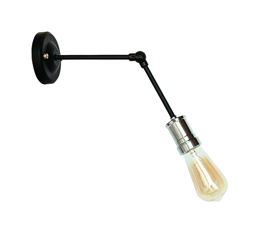 Бра Levistella Lofty с патроном AMP20 Черный/Хром (1963530726)