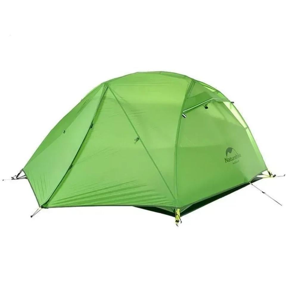 Палатка двухместная Naturehike Star River 2 NH17T012-T 215х131х110 см 2 входа с ковриками Light Green (6927595716496)