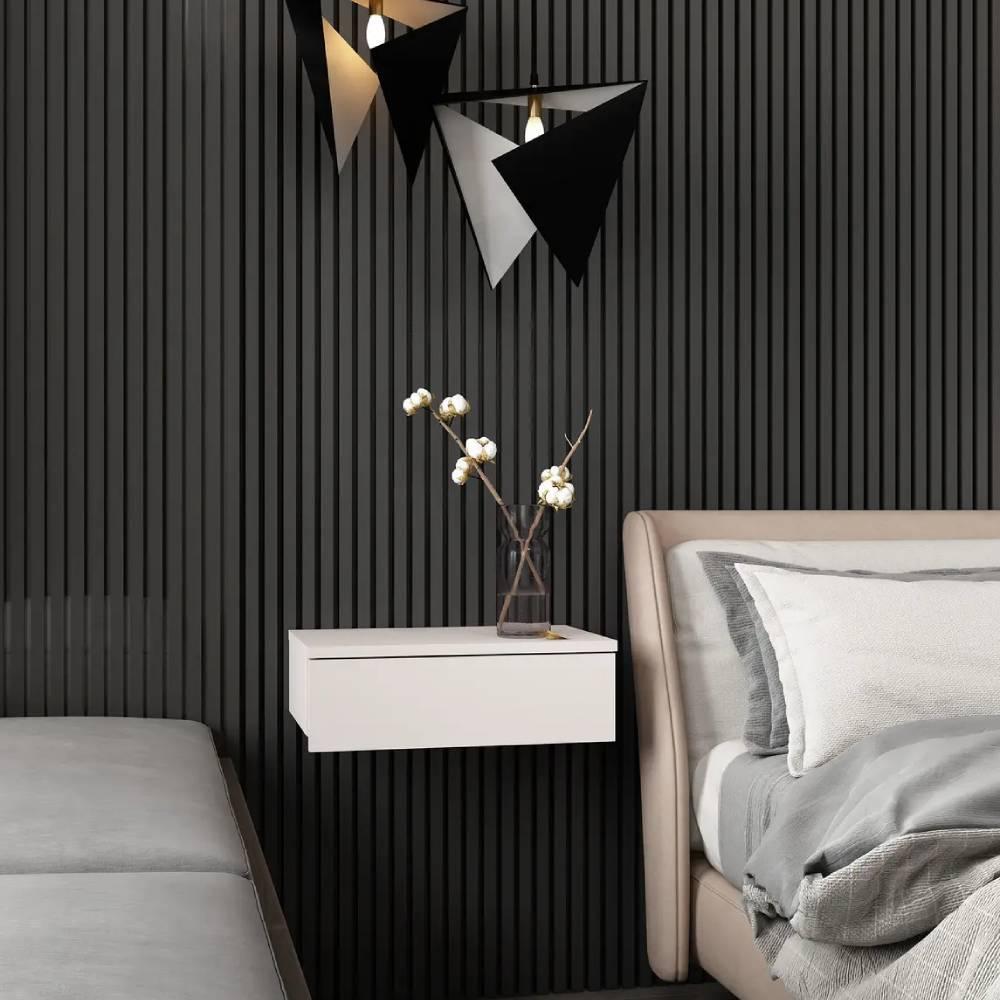 Тумба приліжкова Doros Левія 1Ш 46х31х15 см Білий (DRS-011640) - фото 2 Тумба приліжкова Doros Левія 1Ш 46х31х15 см Білий (DRS-011640) - фото 2