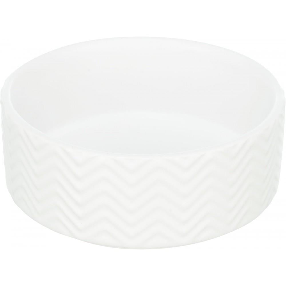 Миска Trixie для собак керамическая 400 мл 13 см Белый (4047974250235)