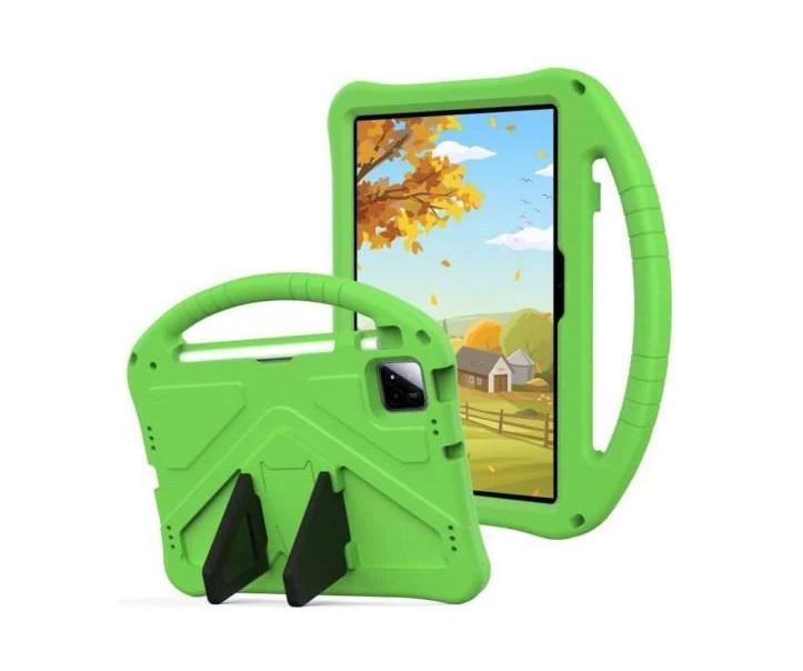 Чехол-накладка Kids with Stand для Xiaomi Pad 7/7 Pro с ручкой Зеленый Чехол-накладка Kids with Stand для Xiaomi Pad 7/7 Pro с ручкой Зеленый