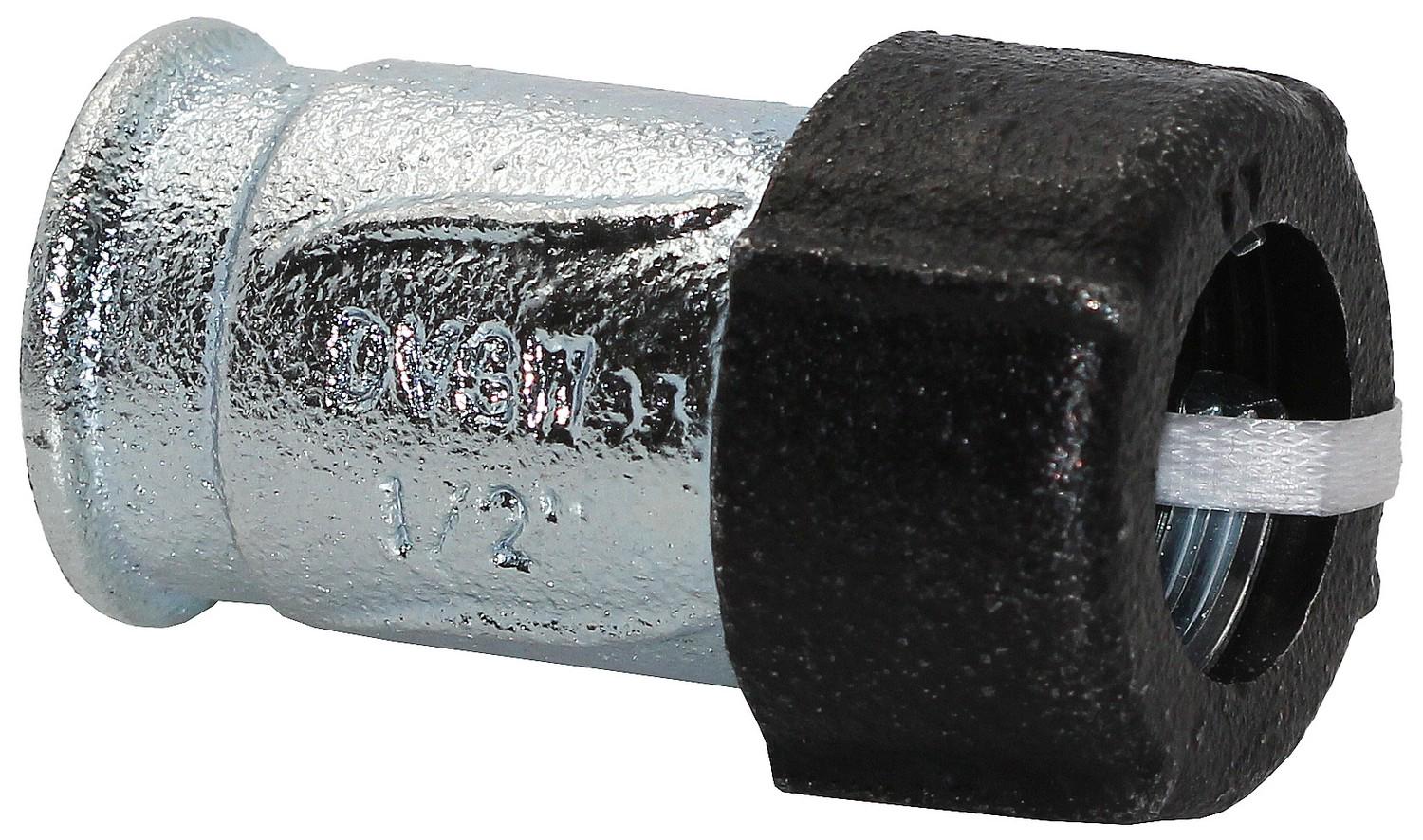 Муфта зажимная Gebo D15 с внутренней резьбой 1/2" для стальной трубы (gebo13) Муфта зажимная Gebo D15 с внутренней резьбой 1/2" для стальной трубы (gebo13)