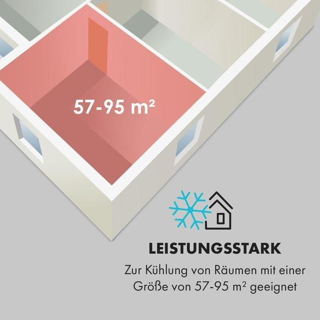 Кондиционер мобильный KLARSTEIN Max Breeze Smart (10035742) - фото 4 Кондиционер мобильный KLARSTEIN Max Breeze Smart (10035742) - фото 4