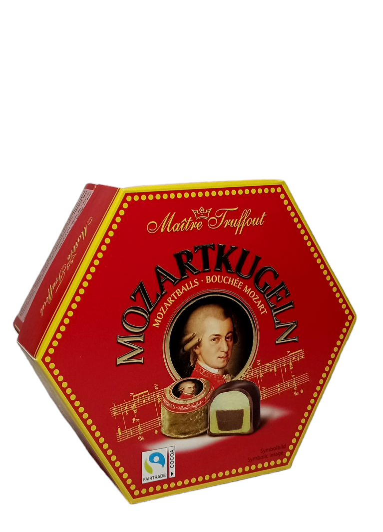 Цукерки Maitre Truffout Mozartkugeln Моцарт Марципанові 300 г (58218)