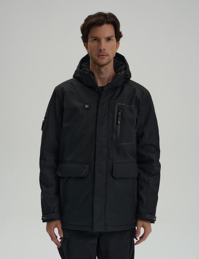 Куртка мужская с подогревом Diverse EVO 0523 HEAT XXL Черный (5902598925497)