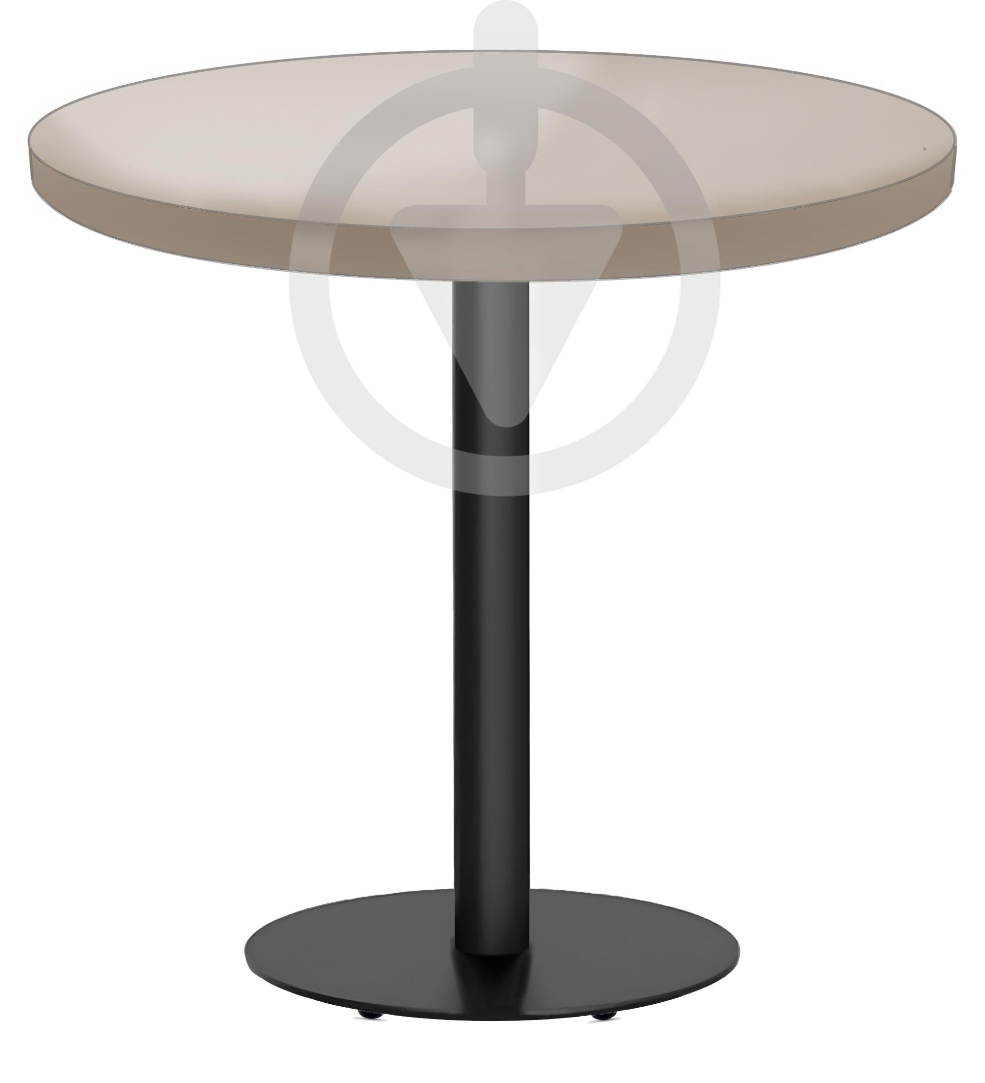 Стіл кухонний круглий MebliRoMax Round 70 см Loft Кашемір/Чорний Стіл кухонний круглий MebliRoMax Round 70 см Loft Кашемір/Чорний