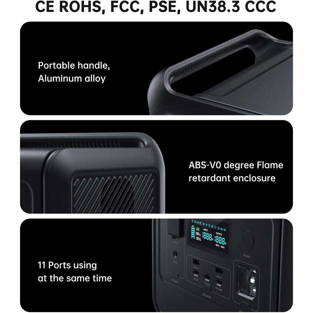 Зарядна станція Choetech BS060 800 W (123592) - фото 5 Зарядна станція Choetech BS060 800 W (123592) - фото 5