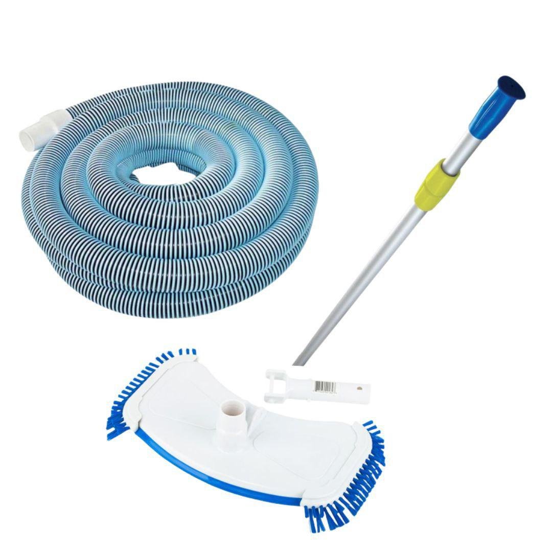 Пылесос ручной вакуумный для бассейна с шлангом 7,5 м