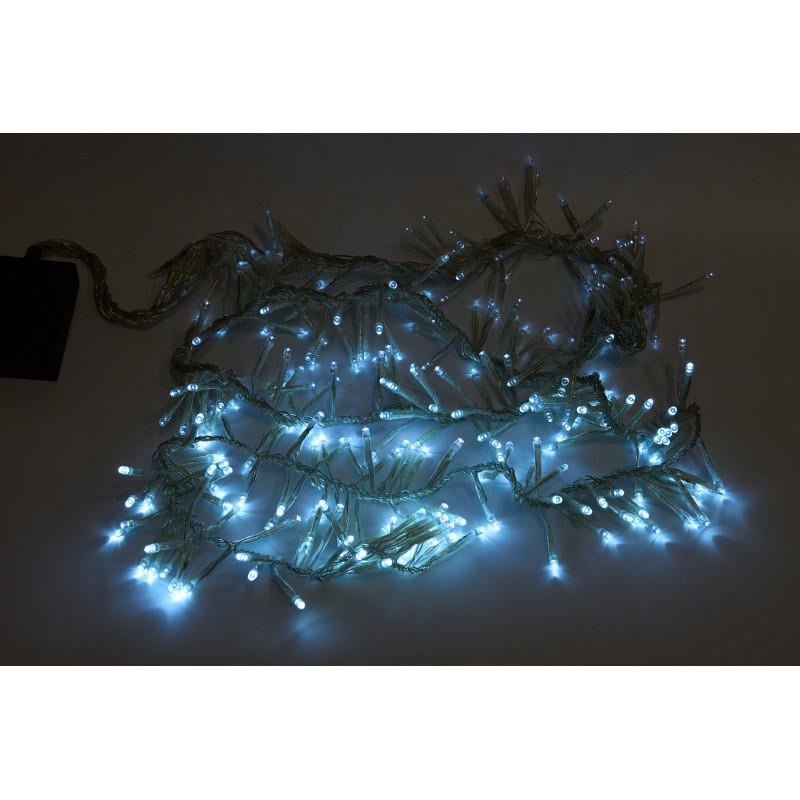 Гірлянда нитка гроно снігопаду 1,8 м 288LED 8 режимів білий IP44 (650170)